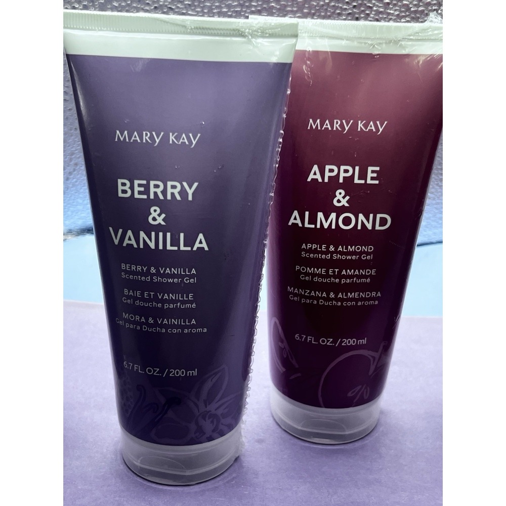 Mary Kay APPLE & ALMOND & BERRY & VANILLA Sctd Body Lotion & Shower Gel Lot - Picture 4 of 9